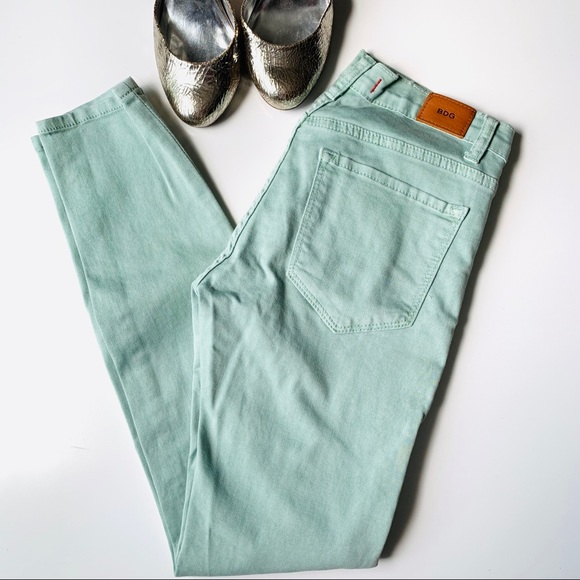 BDG Denim - BDG Mid Rise Pastel Twig Ankle Skinny Jeans💚